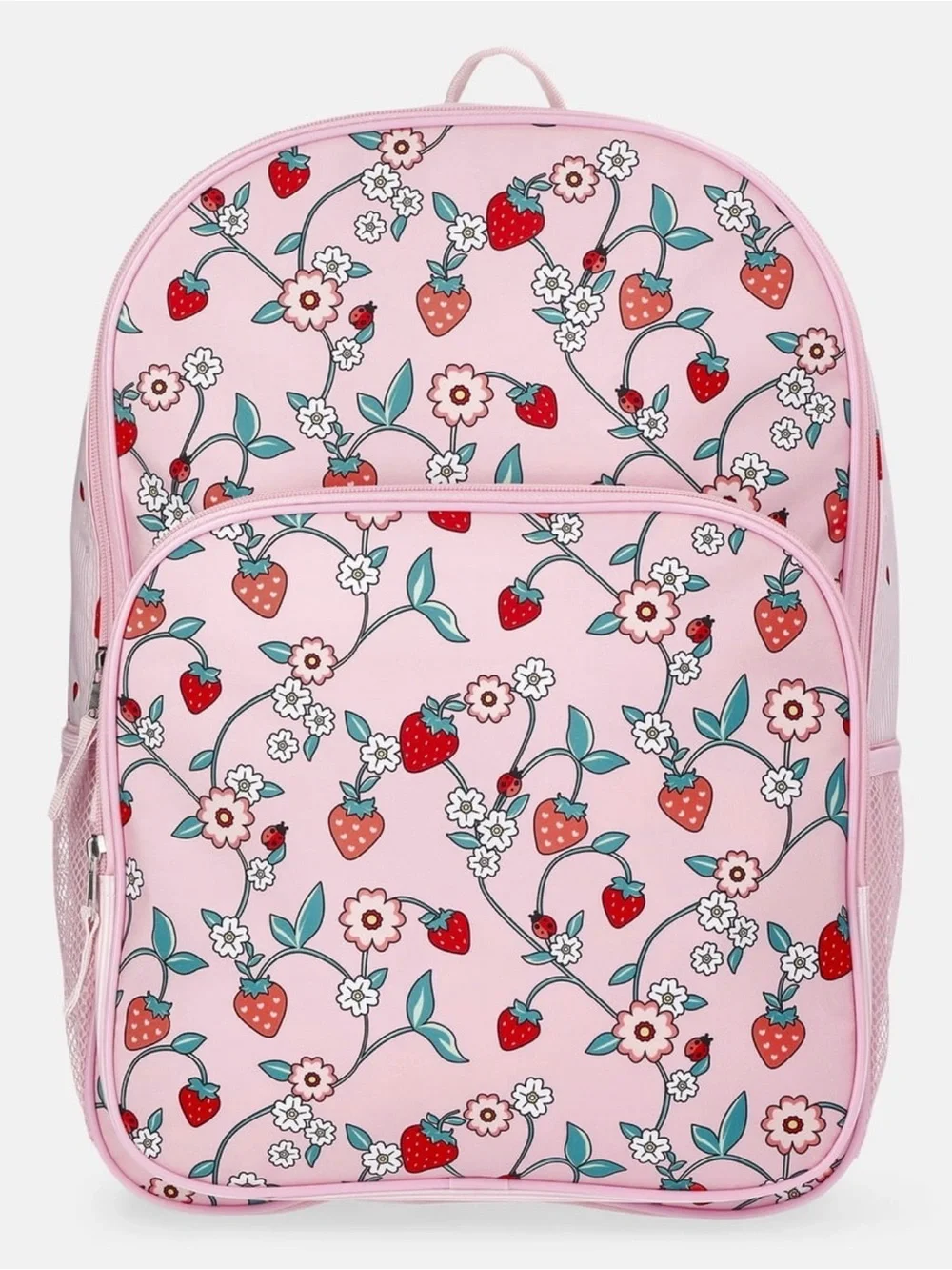 wonder nation Pink Strawberry & Floral Kids Backpack